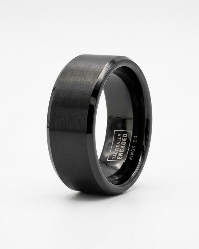 Beveled - Tungsten Ring