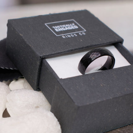 Etched - Tungsten Ring