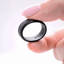 Wide Beveled (Blue) - Silicone Ring – image 2 | Tactically Engaged